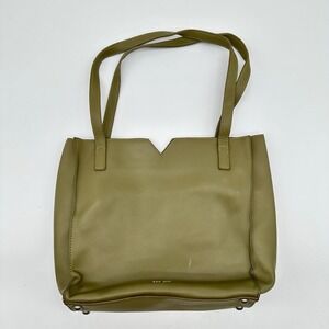 Pixie Mood Vegan Leather Alicia Mini Tote Sage Green w Small Matching‎ Bag Indie